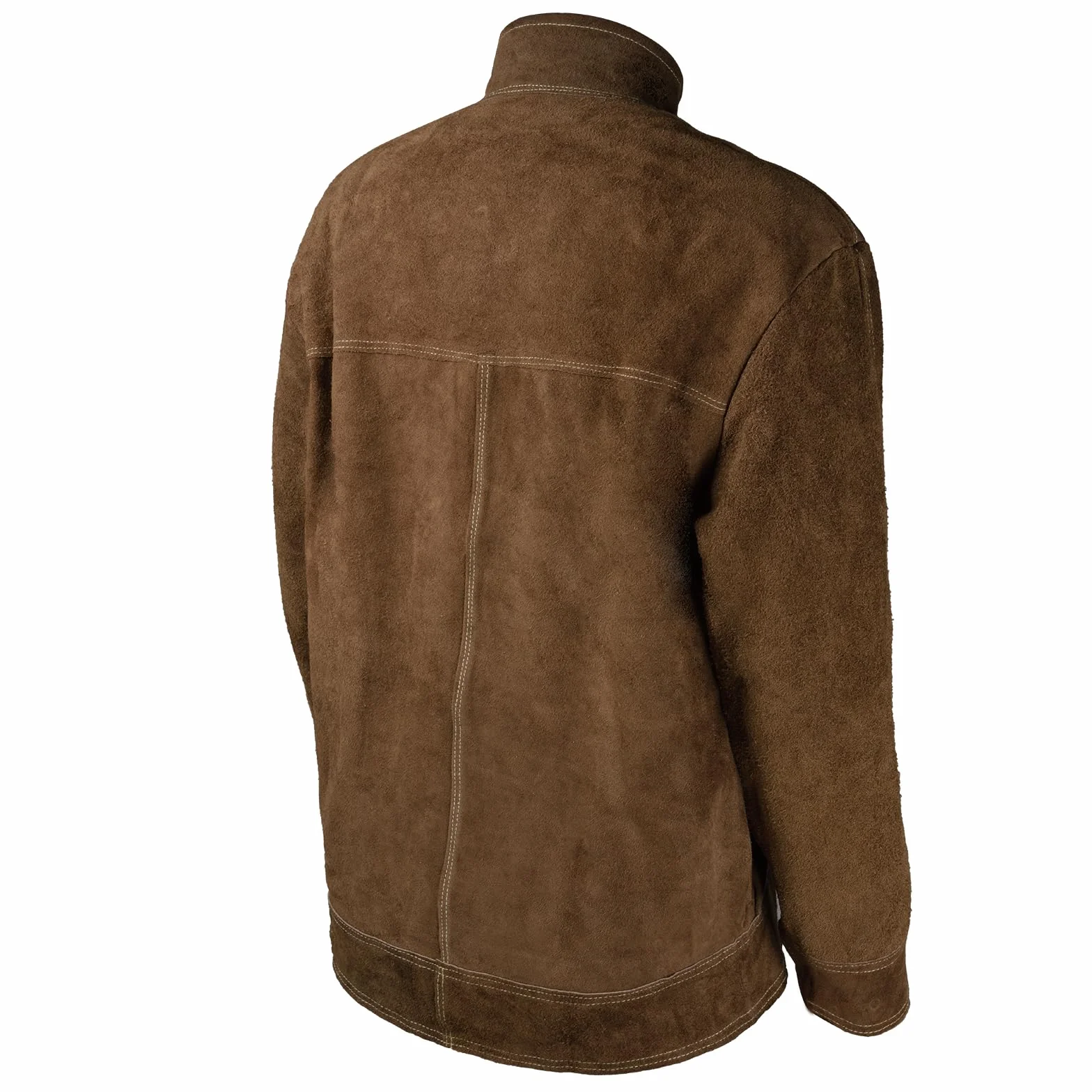 YESWELDER Leder Schweißjacke Heavy Duty Schweißerjacken für Männer und Frauen Hitzebeständiger Schweißermantel