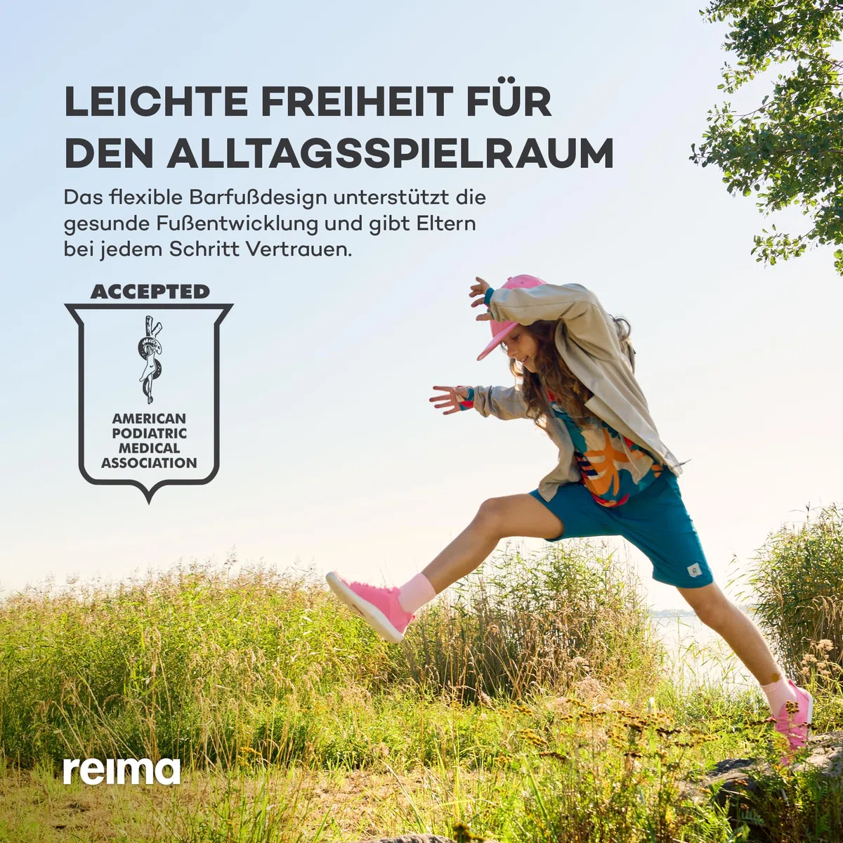 Reima - Astelu Barfußschuhe für Kinder - atmungsatkiver und Flexibler Barfusschuh