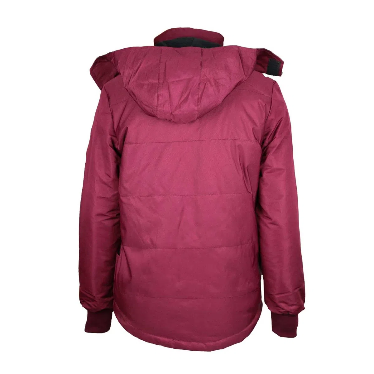 Kinder Reitset Reitjacke Mia Maroon gesteppt Fleecefutter mit Silikon-Vollbesatz Reitleggings Schwarz