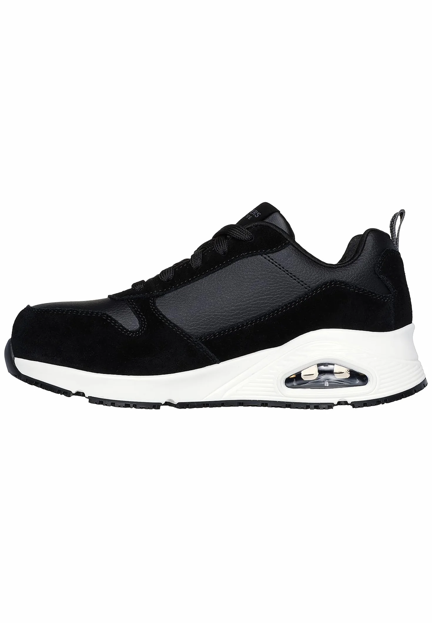 Skechers Damen Arbeitsschuhe S3 - UNO SR Elainy - Schwarz/Weiß