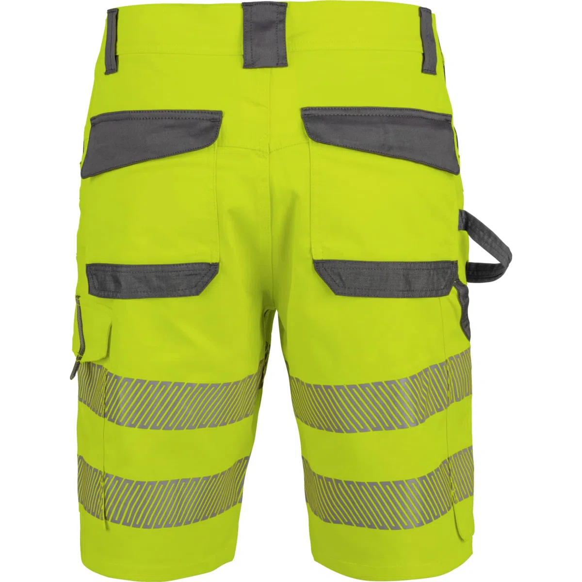 WÜRTH MODYF Warnschutz Arbeitsshorts Neon EN 20471 1 - professionelle Arbeitshose für Herren - Warnschutzhose mit Reflektoren - in den Größen 40-66 in Gelb und weiteren Farben