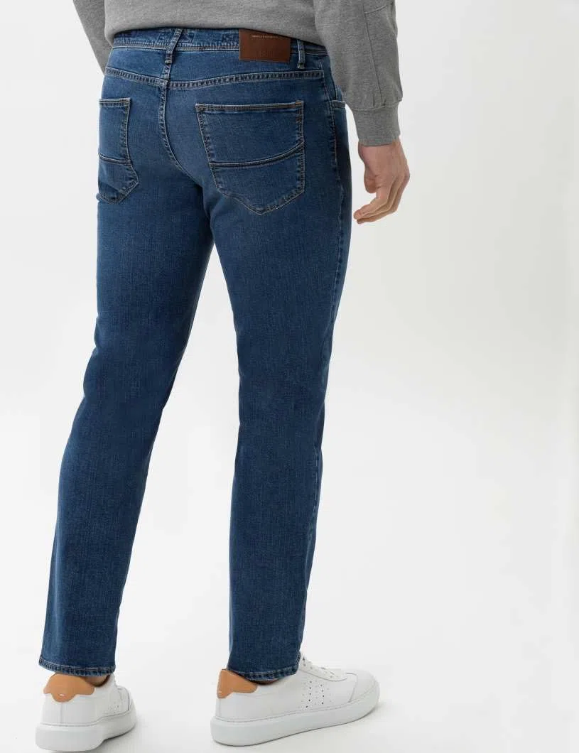 BRAX Straight Jeans Cadiz 5-Pocket Premium Flex dunkelblau