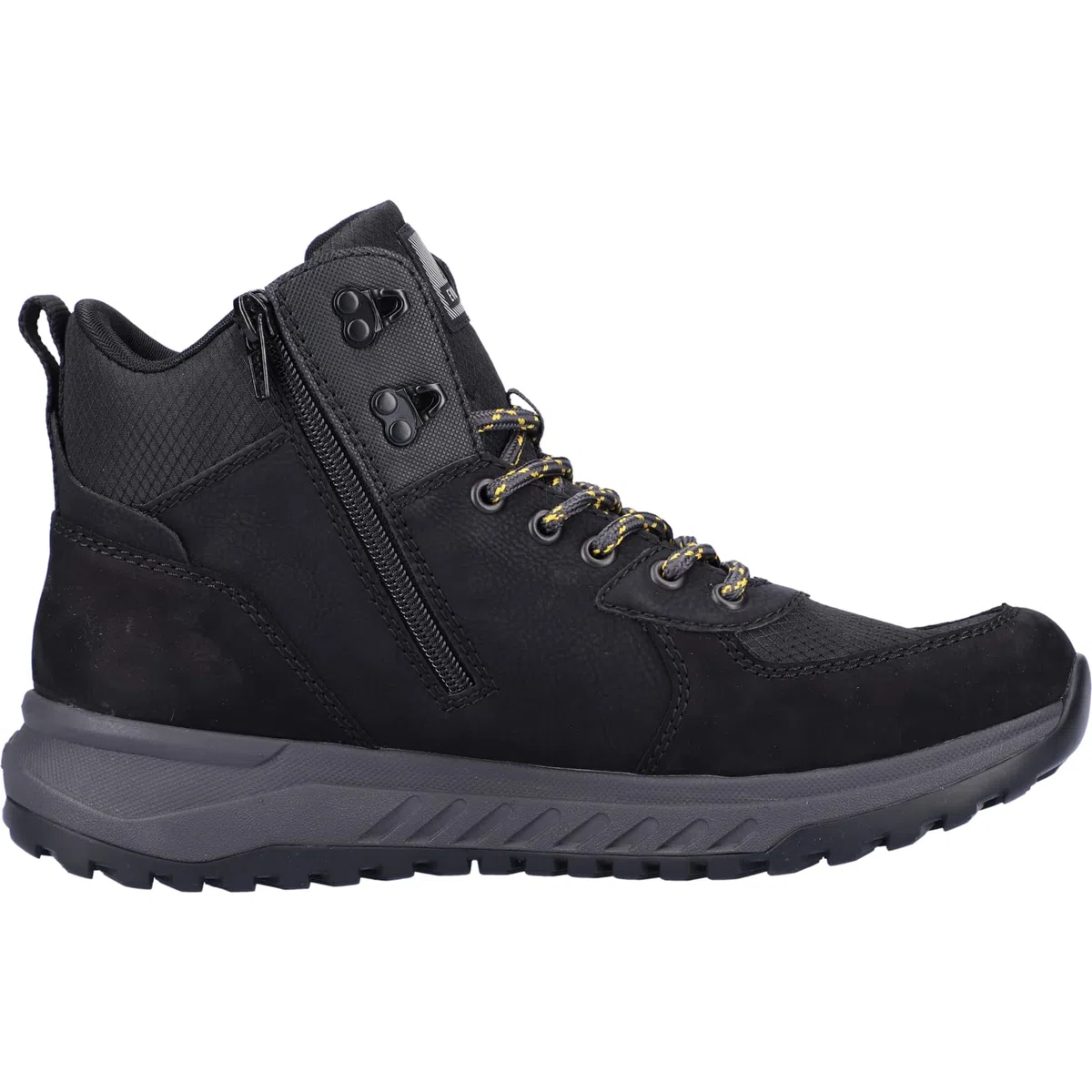 Schnürstiefel Boots Herren Schwarz Warm Neu Schnürboots für Herren