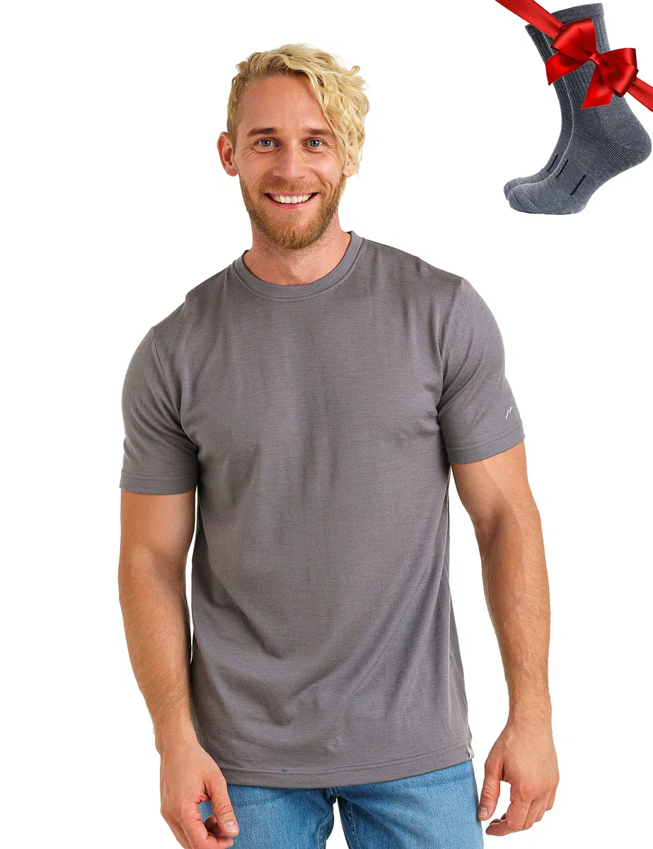 Sport Shirt Men L, Perfect Grey