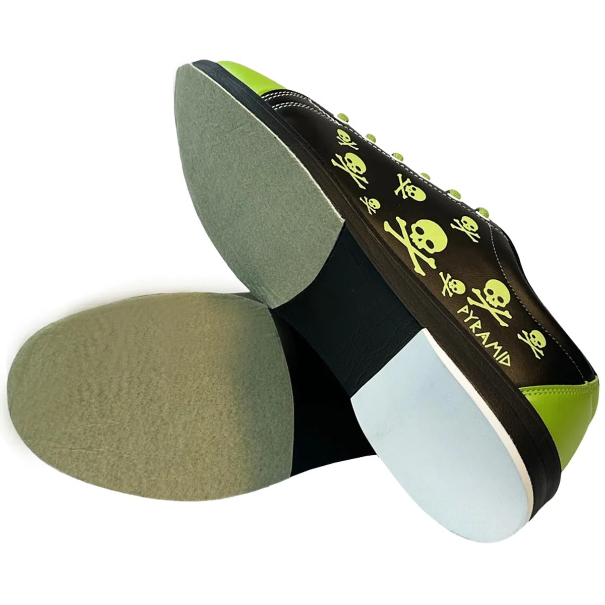 Pyramid Men's Skull Green/Black Bowling Shoes