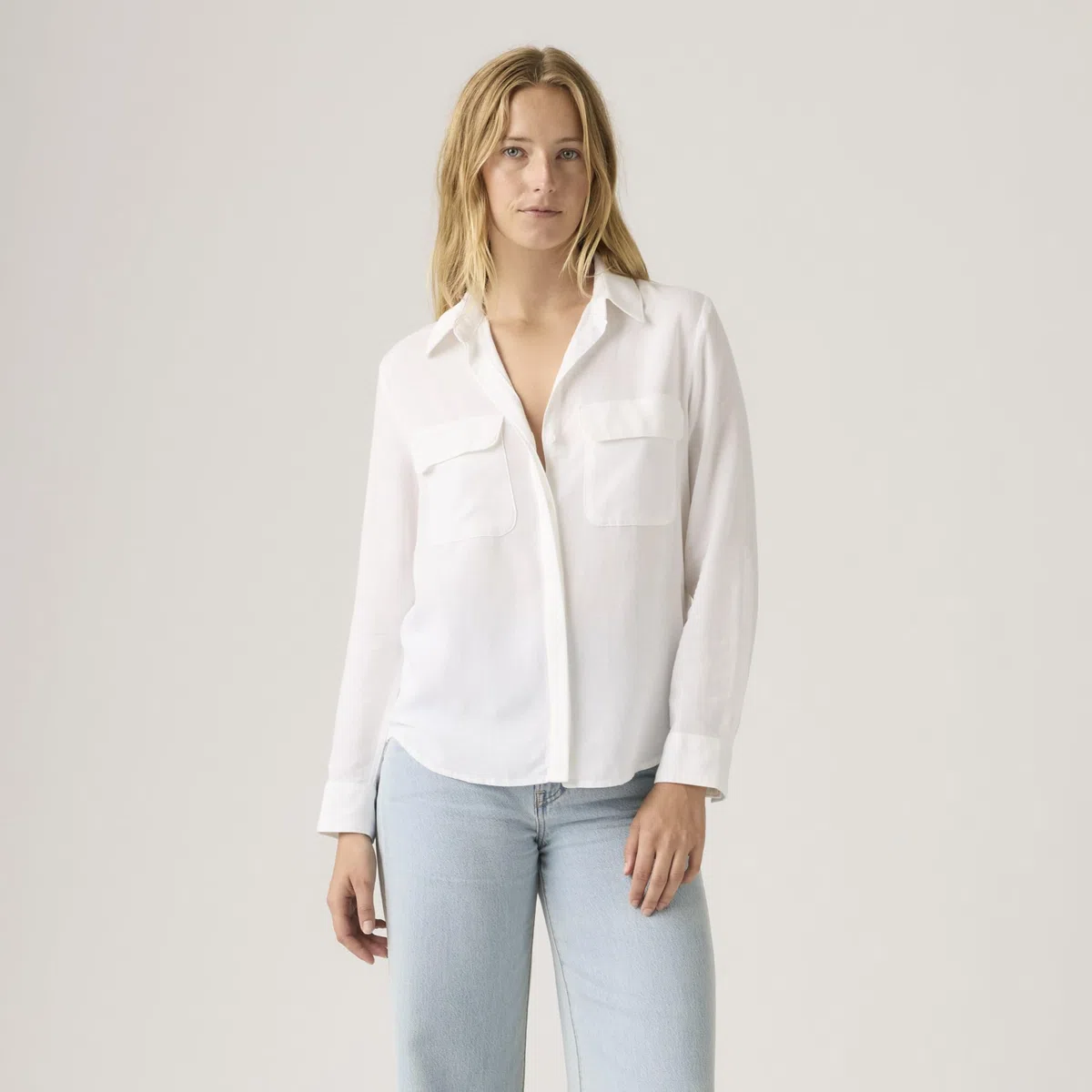 Levi's Damen Elaine Utility Shirt Hemd mit Button-Down-Kragen (1er Pack)