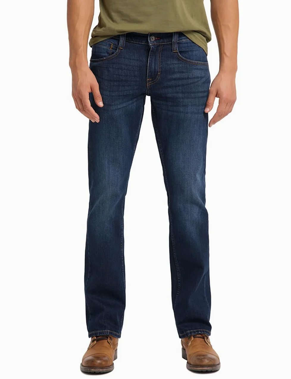 MUSTANG Jeans Herren Stretch Oregon Bootcut Jeanshose Hose Denim Schwarz Blau 30 31 32 33 34 36 38 40 42 44