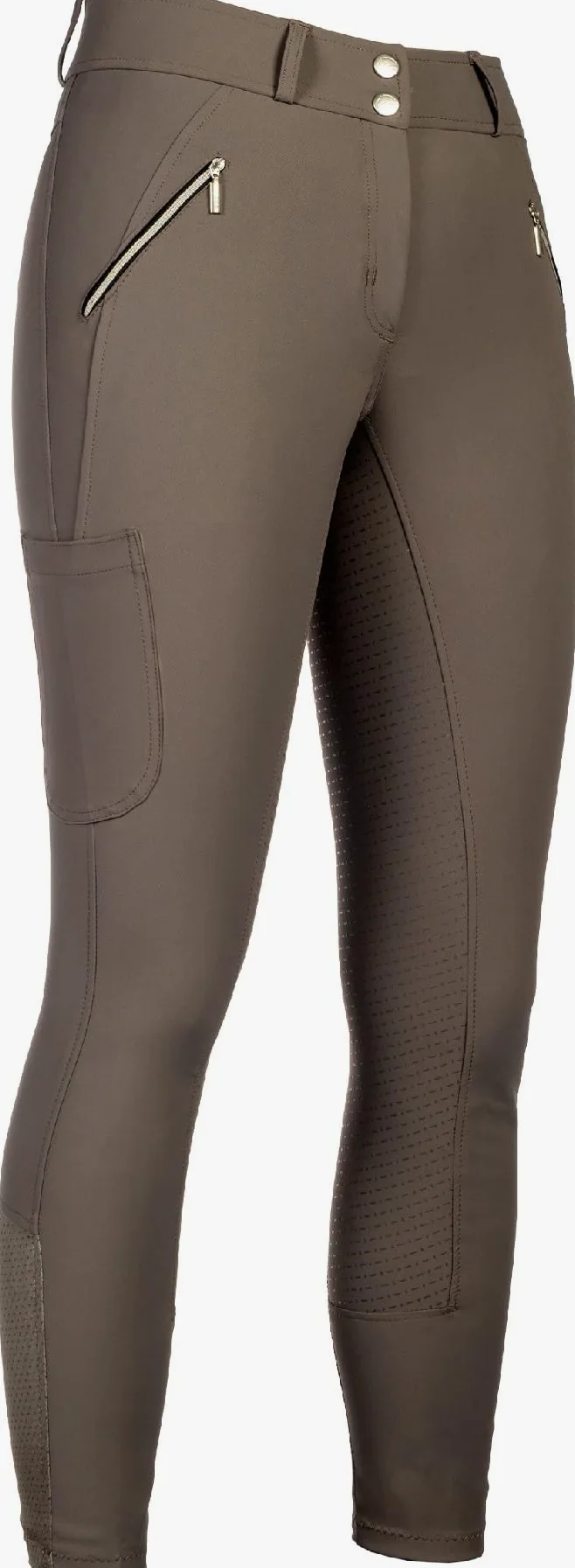 HKM Mädchen Hose Lia High Waist Silikon Vollbesatz