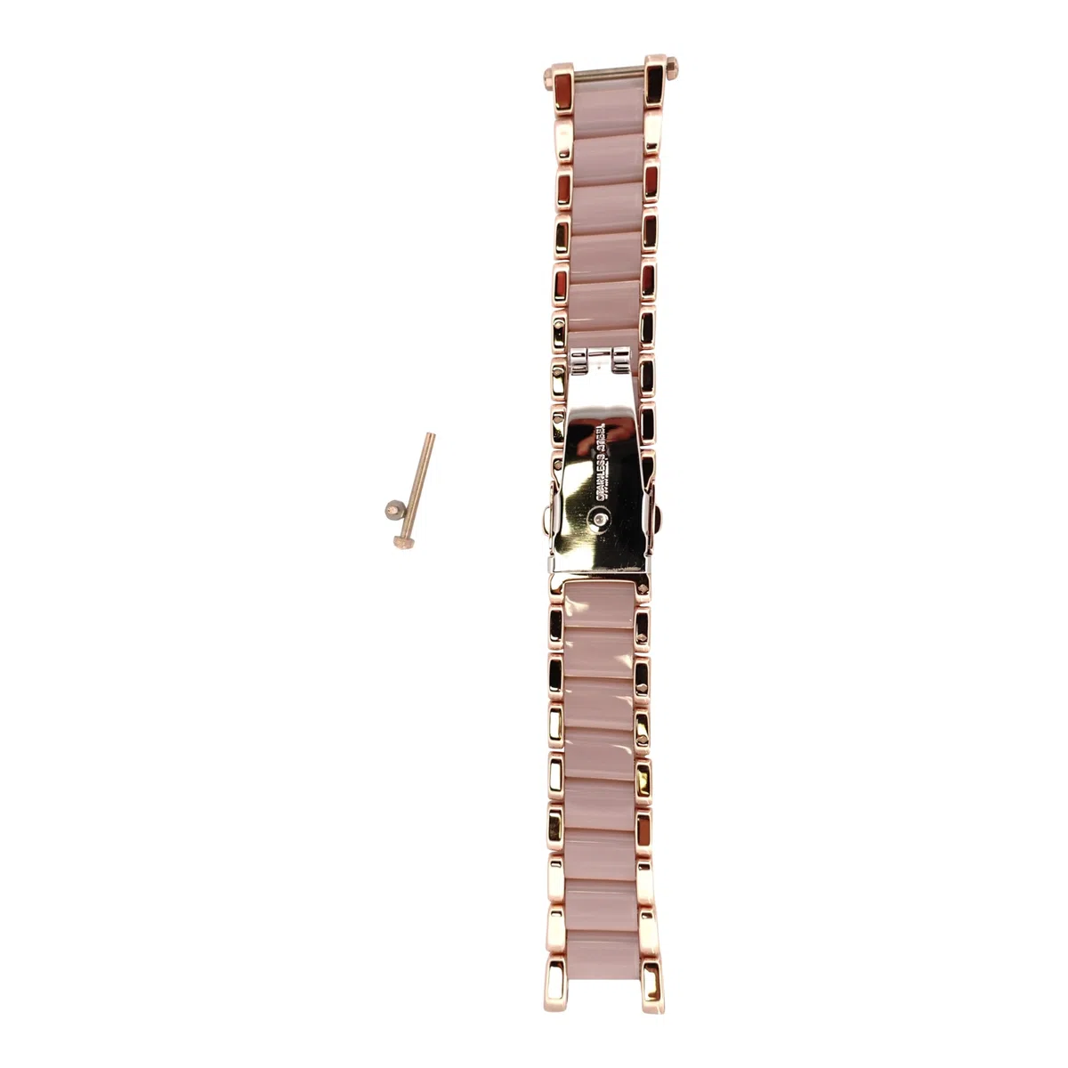 Michael Kors Uhrenarmbänder für Damen 20mm, Rosa Edelstahl, original ersatzband für MK5896