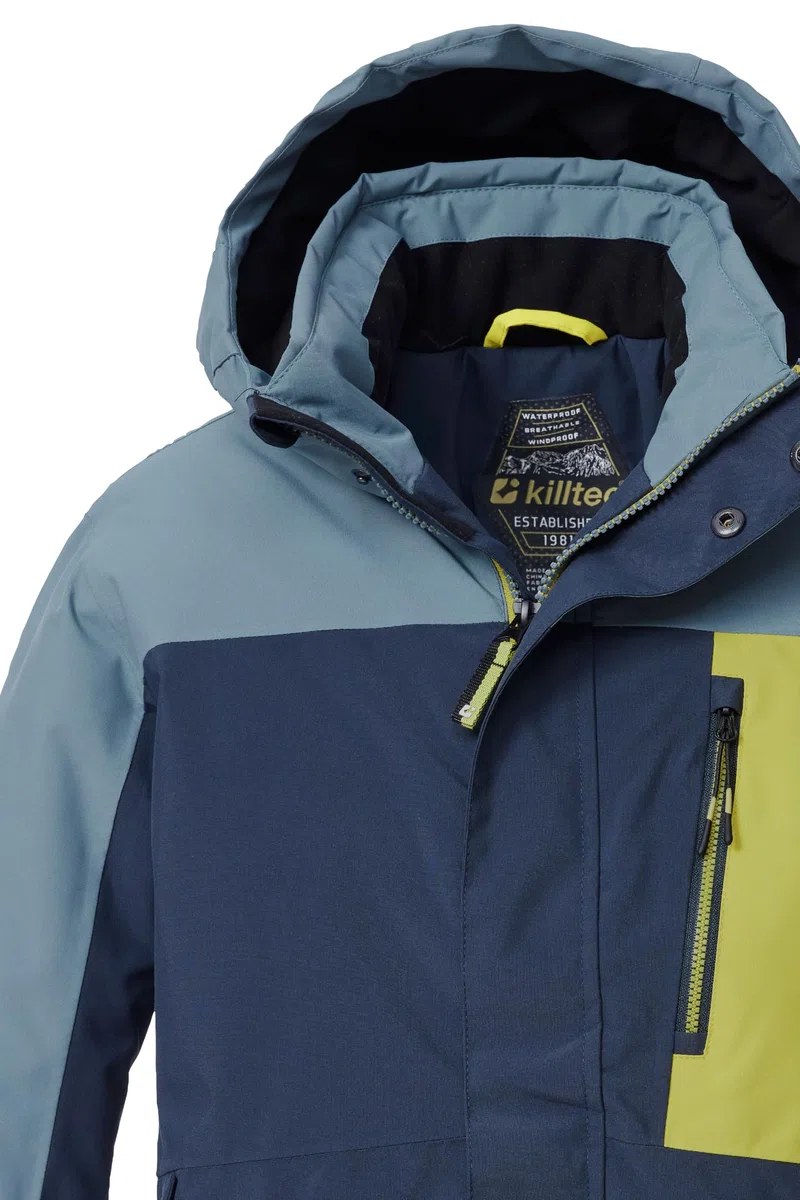 Killtec Jungen Ksw 200 Bys Ski Jckt Skijacke/Funktionsjacke mit Kapuze und Schneefang
