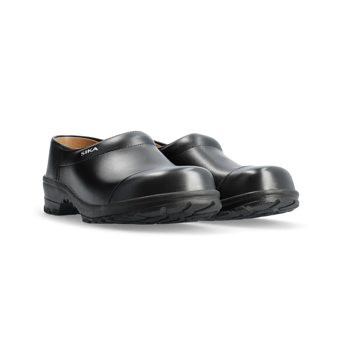 SIKA Unisex-Komfortclog mit ProNose, breitem Holzfußbett, rutschfesten medizinischen Clogs,Permair-Leder,stoßdämpfendenSicherheits-Arbeitsclogs für die Lebensmittel-,Reinigungs-&Dienstleistungsbranche