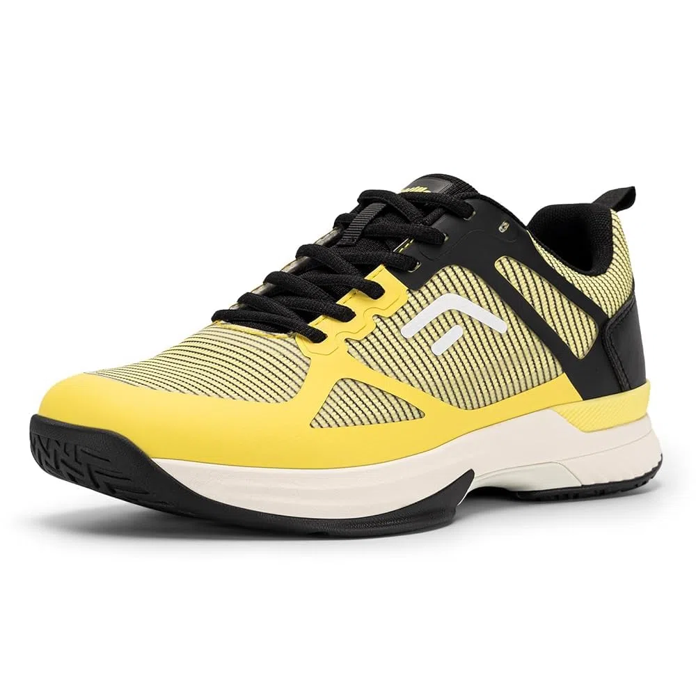 FitVille Herren Tennisschuhe Extra Weit Sportschuhe rutschfeste Hallenschuhe Atmungsaktive Badminton Schuhe Bequeme Sneaker