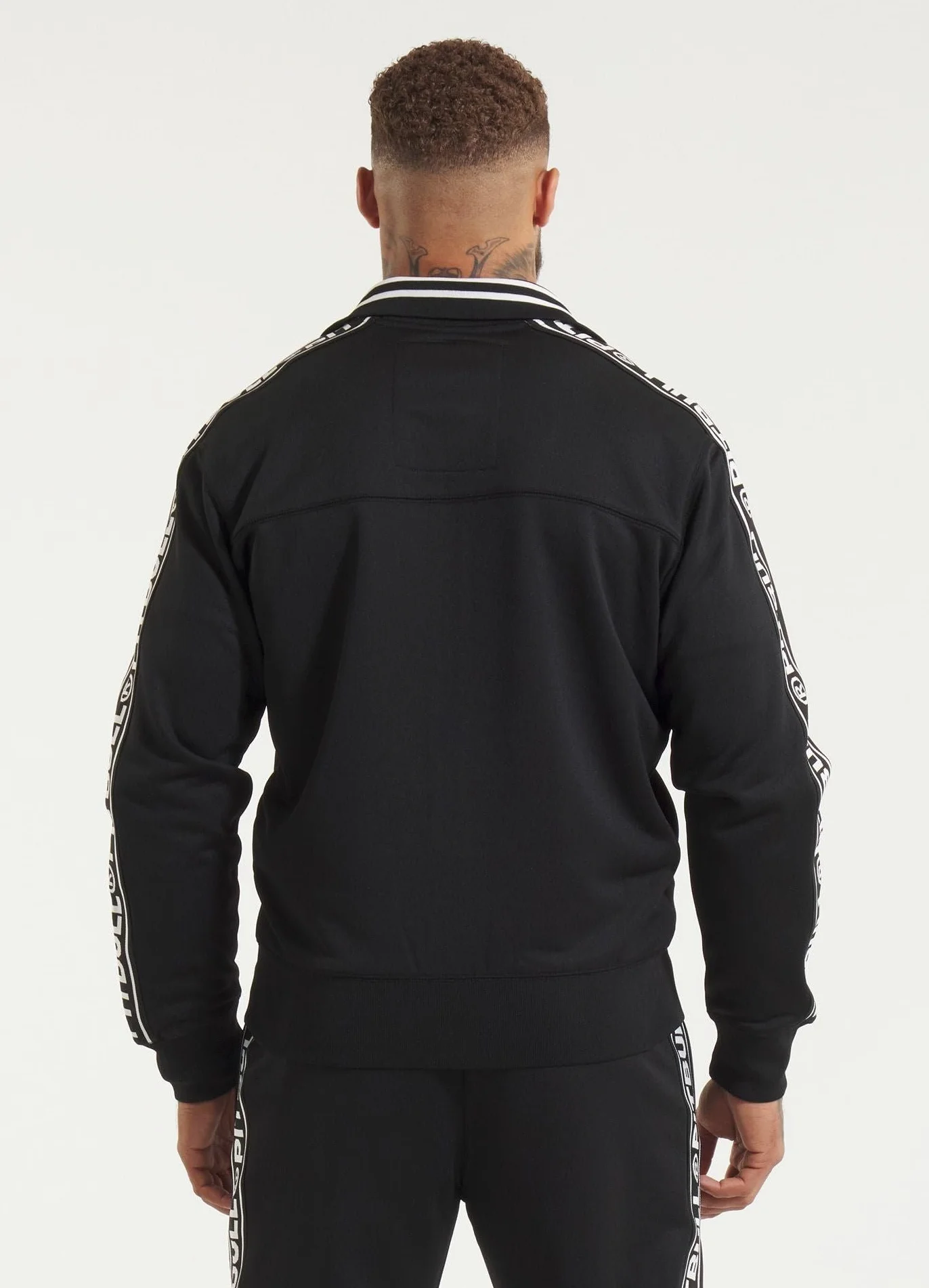PITBULL - Herren Pullover, Sweatshirt Oldschool Tape Logo, Normaler Sportlicher Schnitt, Komfortabel, Polyestergewebe Blouson