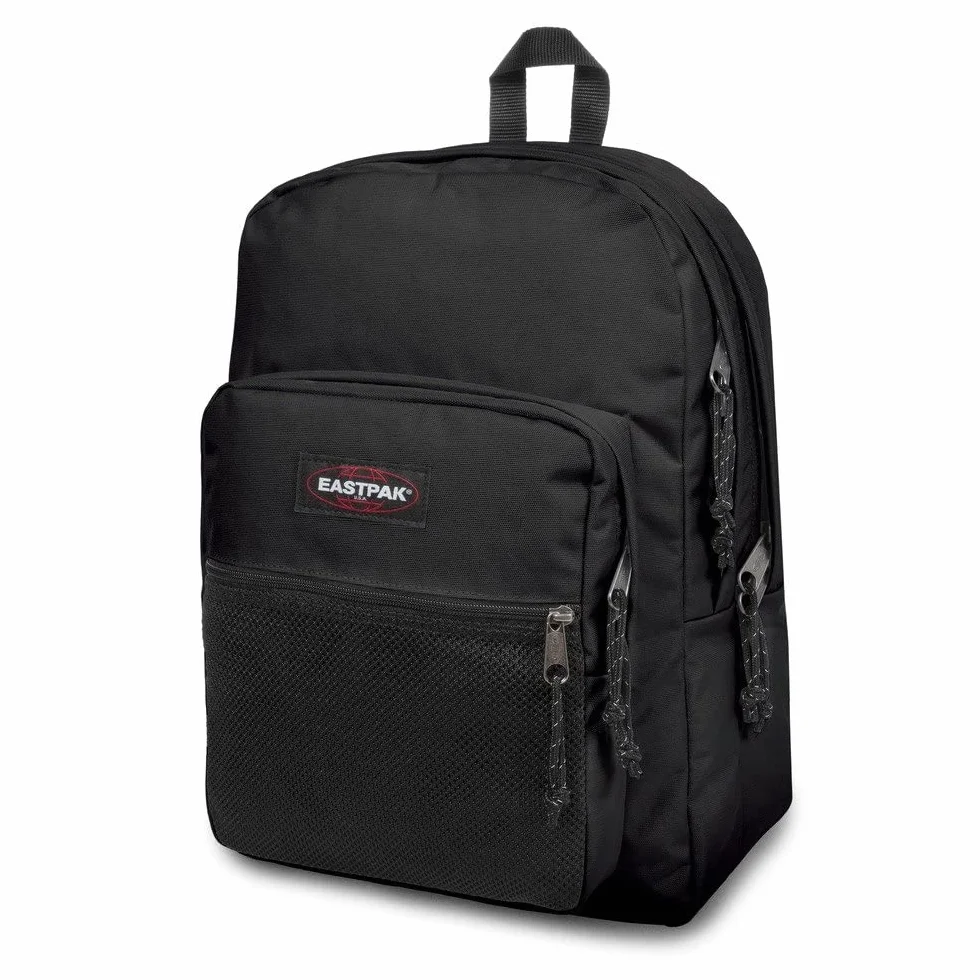 EASTPAK Pinnacle Rucksack 38L (42 x 32 x 25,5 cm), Extra großer Schul- & Freizeitrucksack, robuster Multi-Fach Rucksack mit Organizer und gepolsterten Trägern - BLACK