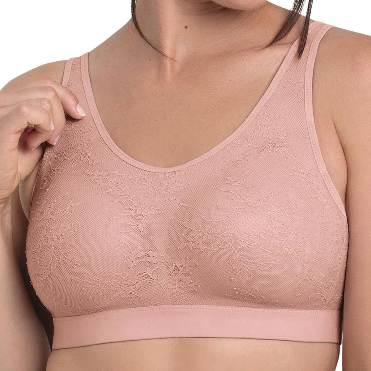 Anita Care Damen Essential Lace Post Mastektomie Bralette (4700X)