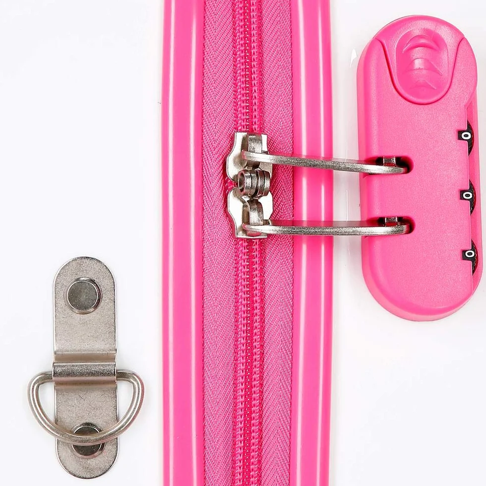 Movom Happy Time Kinder-Koffer Mehrfarbig 50x38x20 cms Hartschalen ABS Kombinationsschloss 34L 2,1Kgs 4 Räder Handgepäck, Butterfly