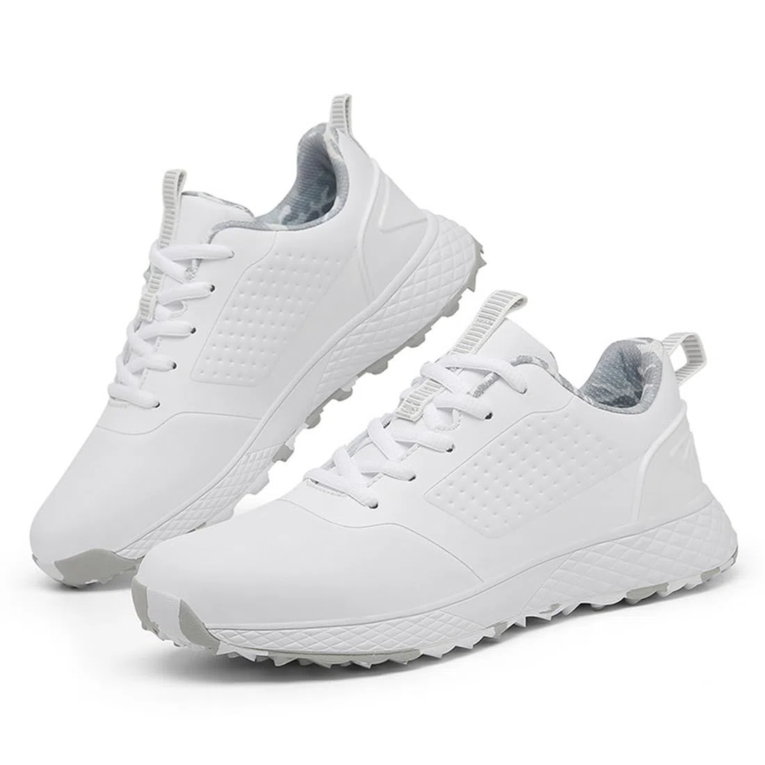 wasserdichte Golfschuhe Damen Spikeless Golf Sport Sneakers Für Weibliche Mode Outdoor Schnürung Golfschuhe