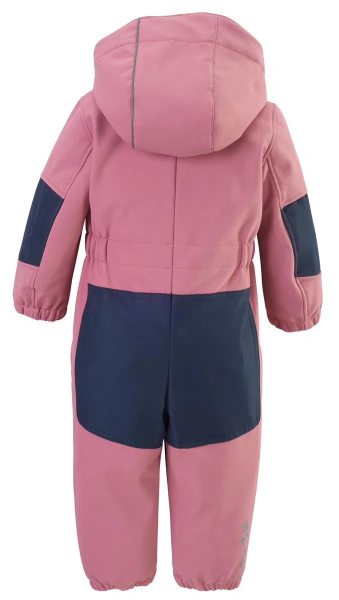 first instinct by killtec Mädchen Fiow 35 Mns Onpc Softshell Overall mit Kapuze, malve, 74/80 EU