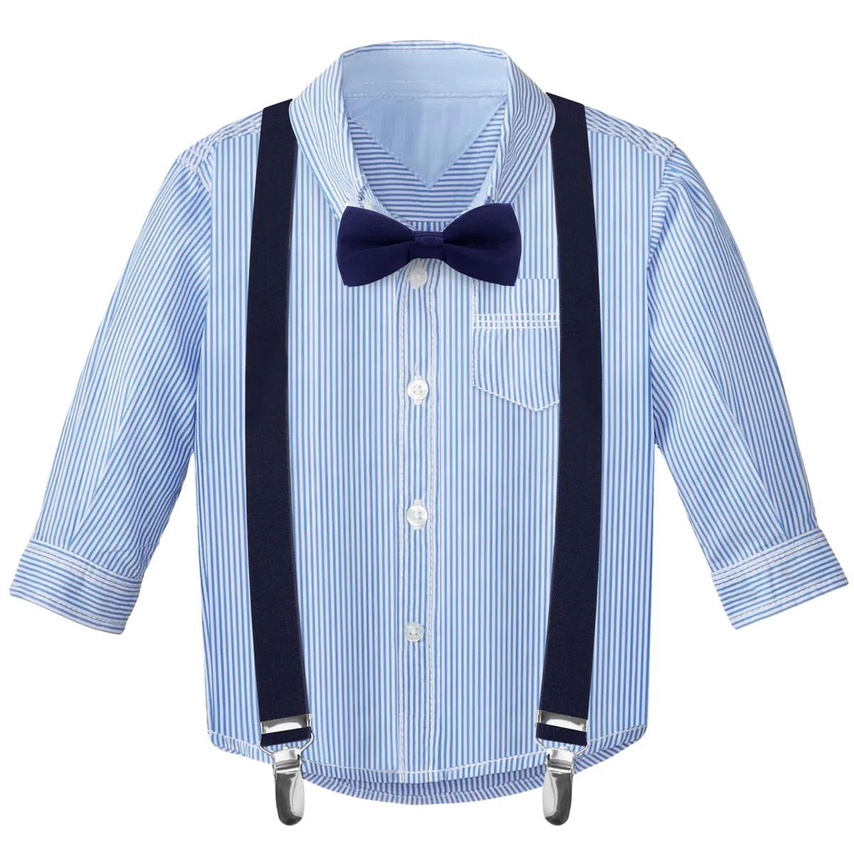 Jungen Hosenträger mit Fliege Set, einstellbar Y-Form für Kinder im Alter von 1-7 Jahren mit einer Körpergröße von 85-135 cm, perfekt für Einschulungsfeiern