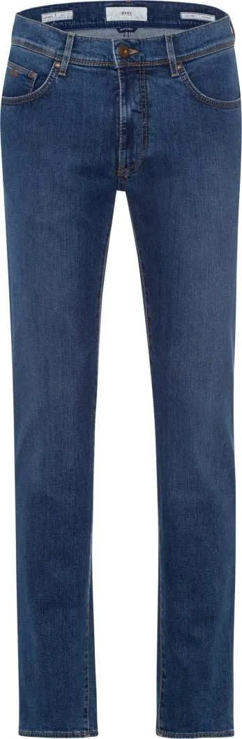 BRAX Straight Jeans Cadiz 5-Pocket Premium Flex dunkelblau