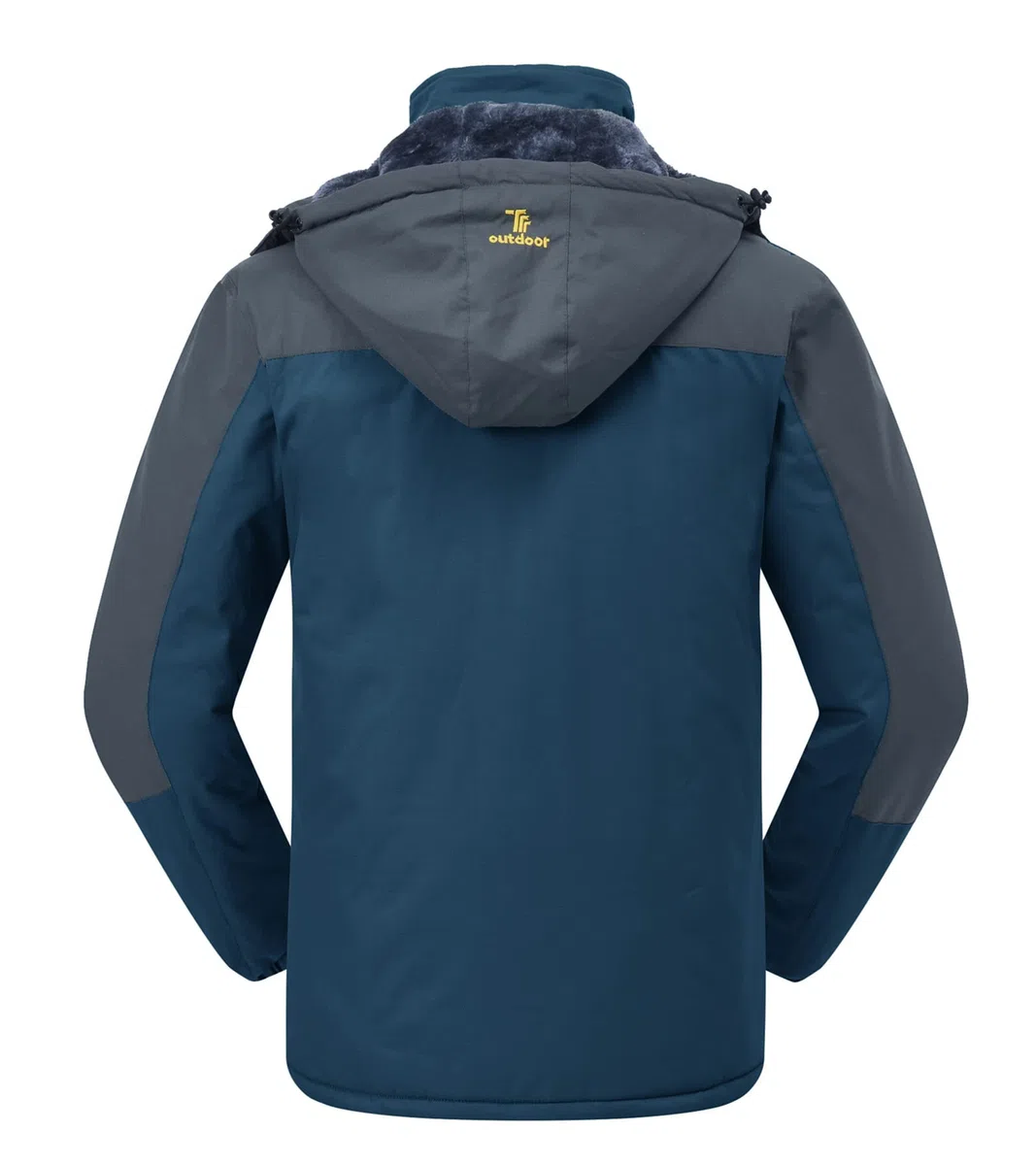 donhobo Jacken Herren Fleece-Futter Winterjacke Wasserdicht Atmungsaktiv Verdickt Warm Winddicht Softshelljacke Outdoor Funktionsjacke mit Abnehmbare Kapuzen