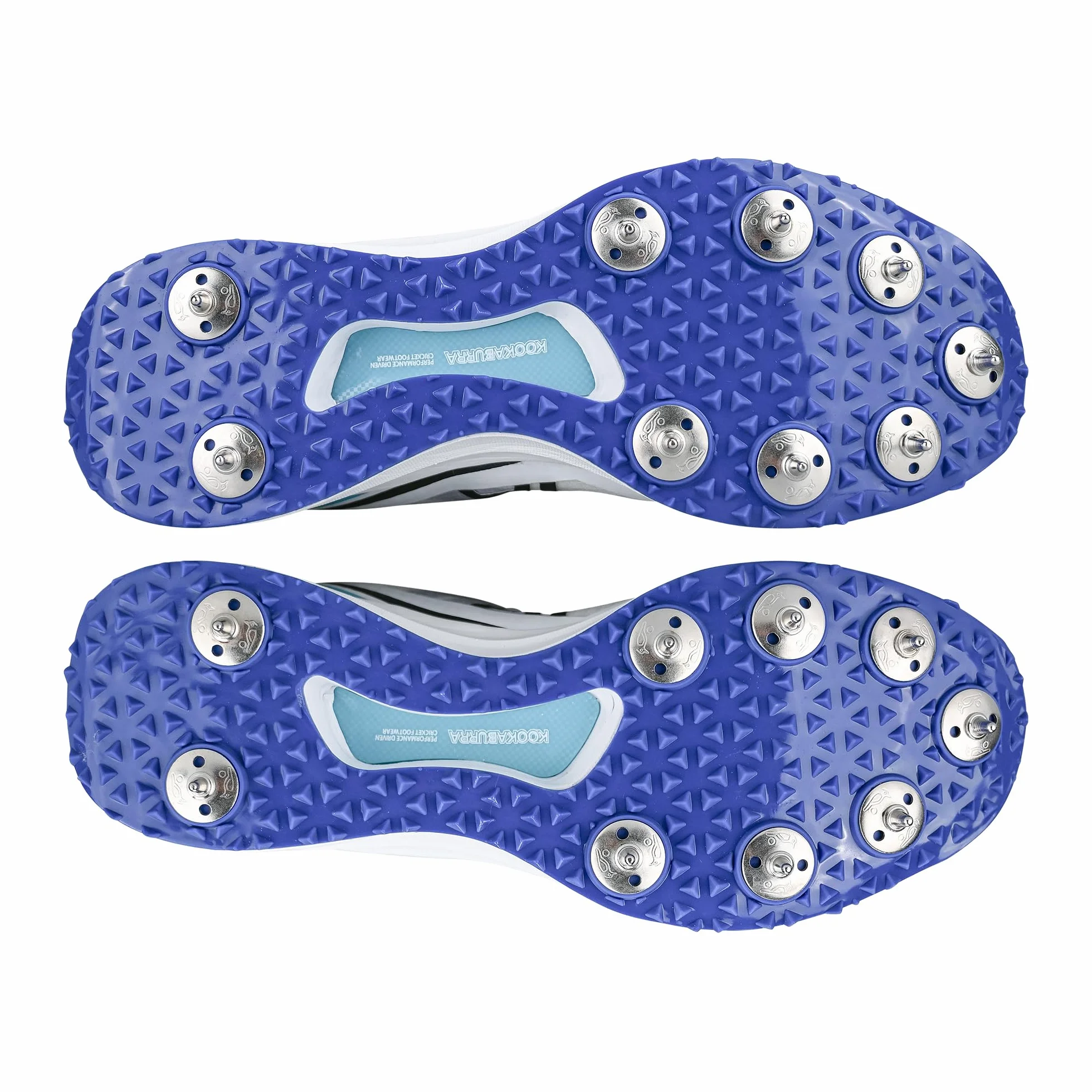 Kookaburra KC 2.0 Spike Cricketschuh, Blau/Himmelblau