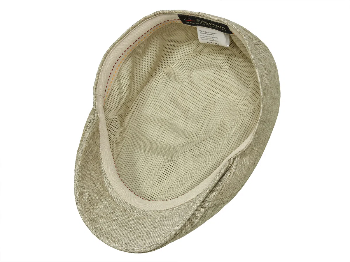 Göttmann Jackson Schirmmütze mit UV-Schutz aus Leinen