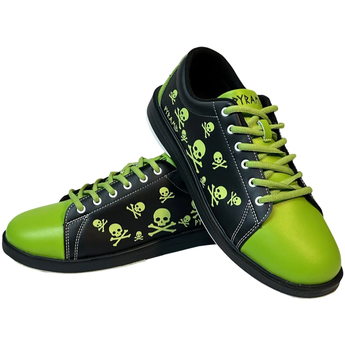 Pyramid Men's Skull Green/Black Bowling Shoes