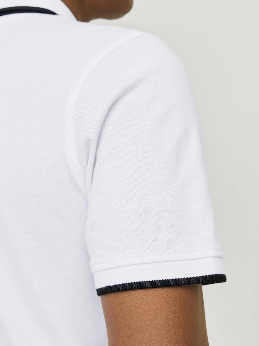Jack & Jones Herren Jack & Jones Male Poloshirt Einfarbig Poloshirt Polohemd (1er Pack)