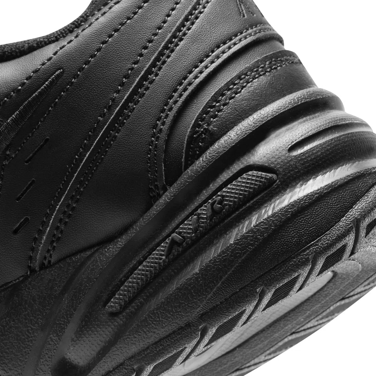 Nike Air Monarch IV Laufschuhe für Herren, Schwarz - schwarz (Black/Black 001) - Größe: 42 EU