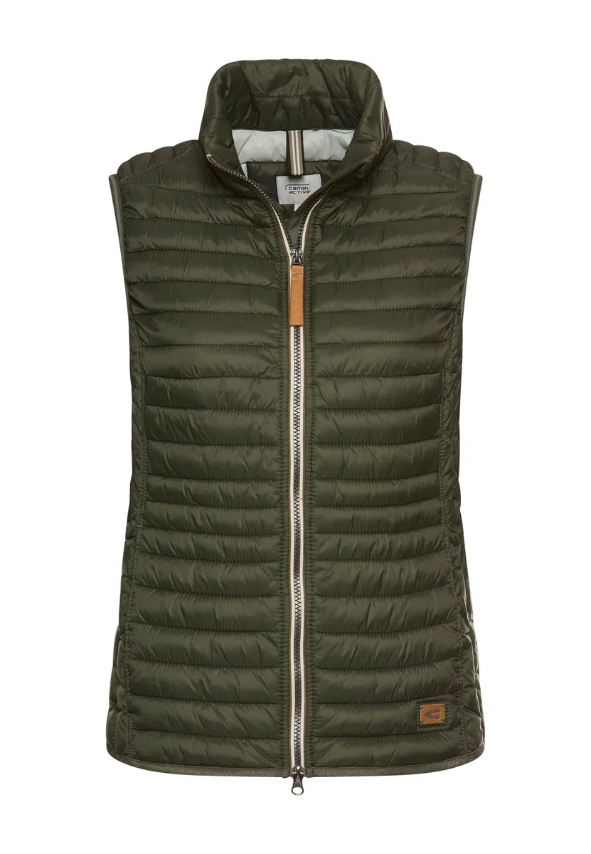 camel active Damen Steppweste | winddicht & wasserabweisend | Outdoor Weste