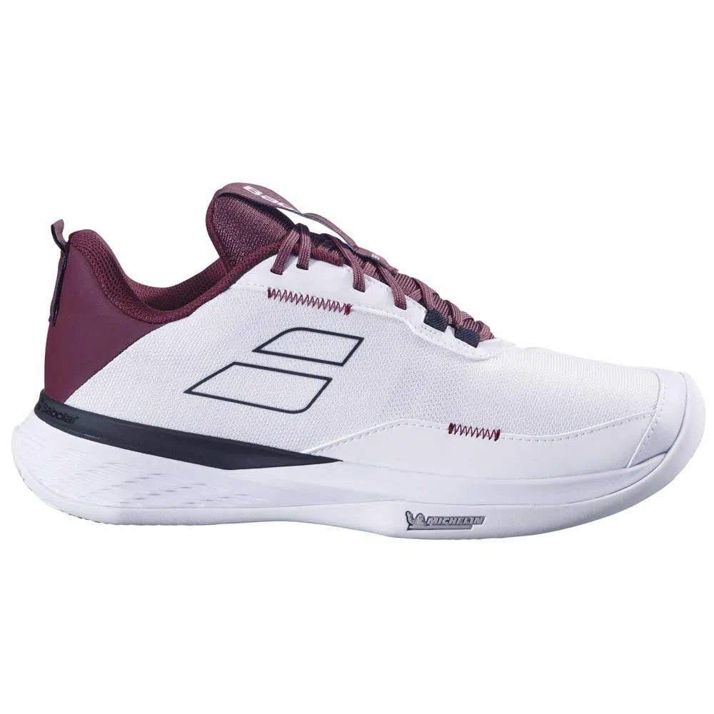 Babolat Herren SFX Evo Cly Tennisschuhe Sandplatzschuh Weiß-Dunkelrot Eu Neu