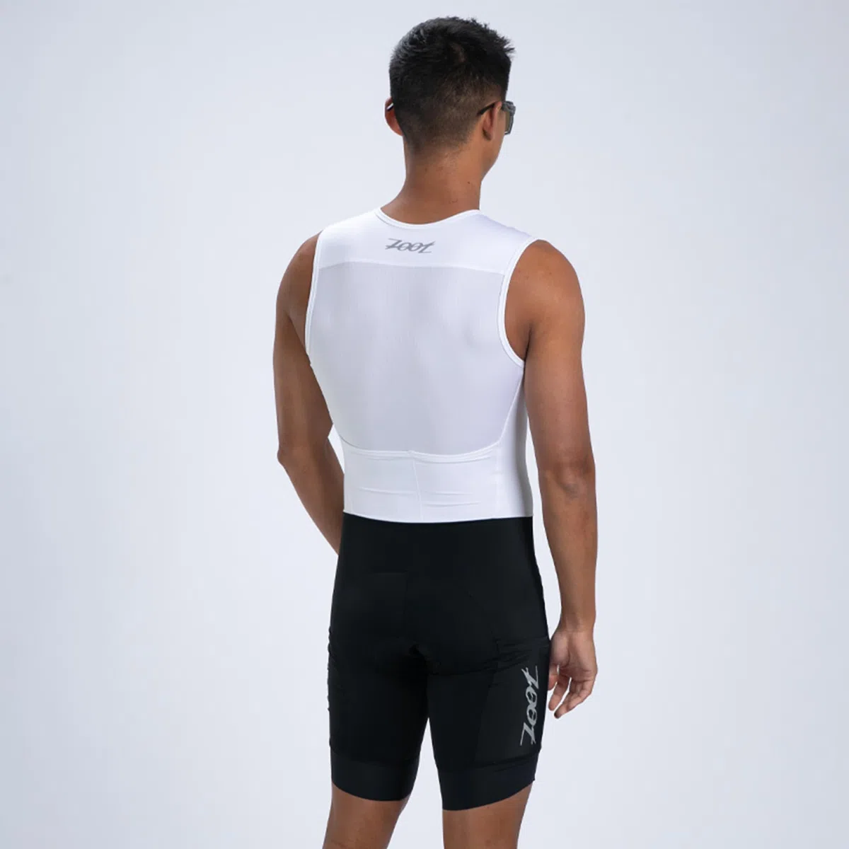 Zoot Herren Core Sleeveless Tri Aero SLVS FZ Racesuit, schnelltrocknender, ärmelloser Triathlon-Anzug mit Chamois & Race Storage