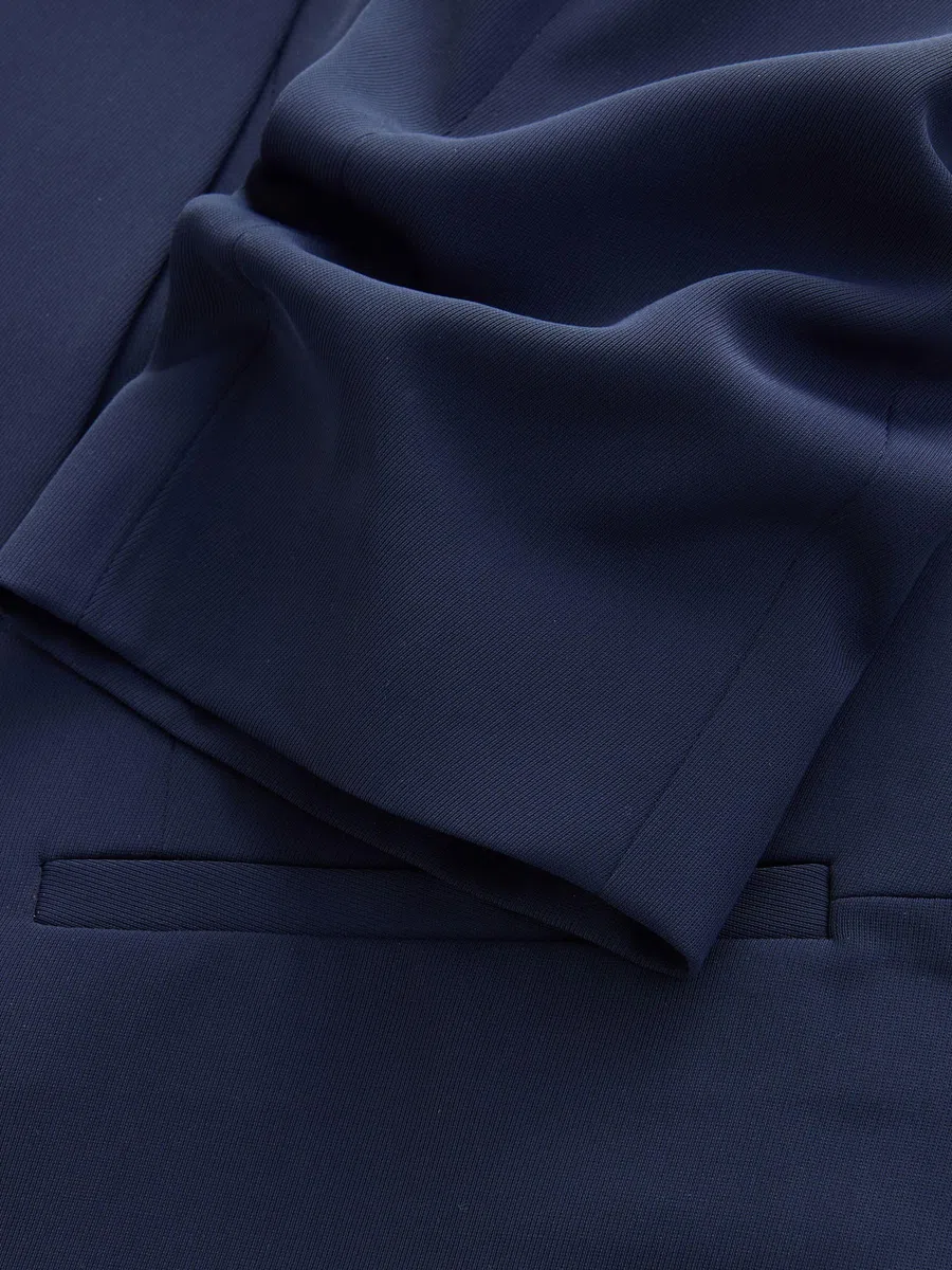 NEXT Damen Standard Blazer mit gerafften Ärmeln im Relaxed Fit