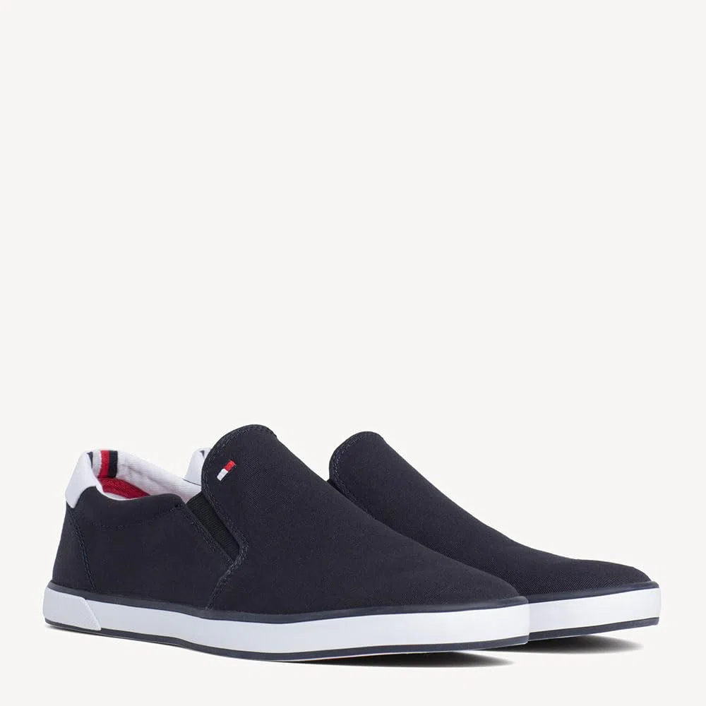 Tommy Hilfiger Iconic Slip On Sneaker Slipper Weiß