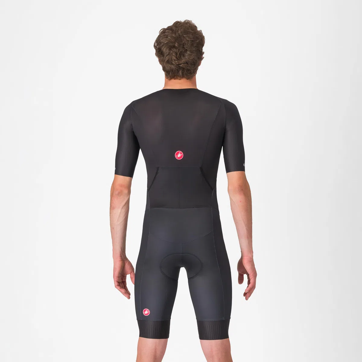 CASTELLI Core Tri-Anzug für Herren, kurzärmelig, Radfahren, Rennen, Schwimmen, Radfahren, Laufen, aerodynamischer Triathlon-Anzug mit Taschen