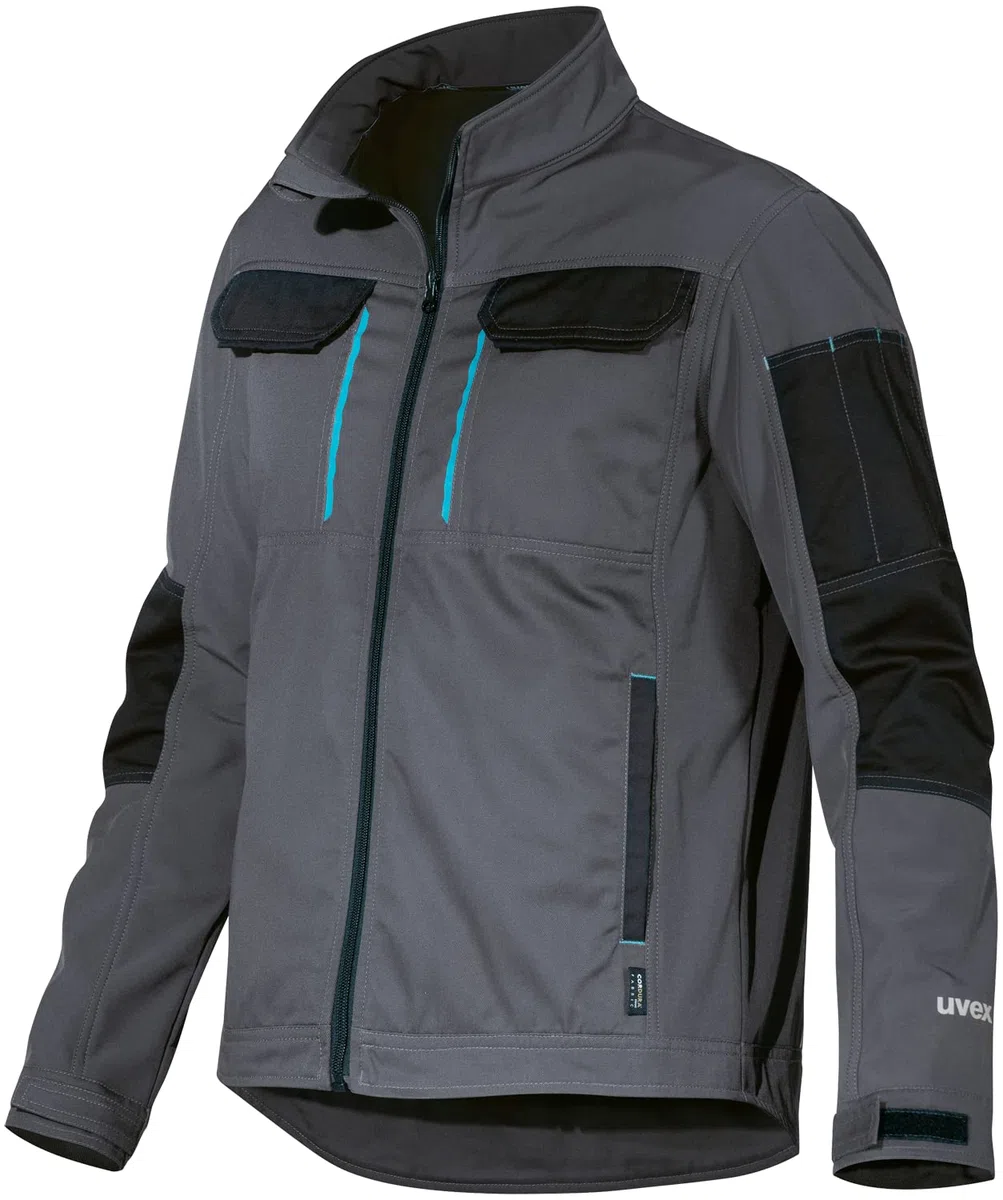 Uvex Tune-up Softshell-Arbeitsjacke für Herren - atmungsaktiv & wasserabweisend