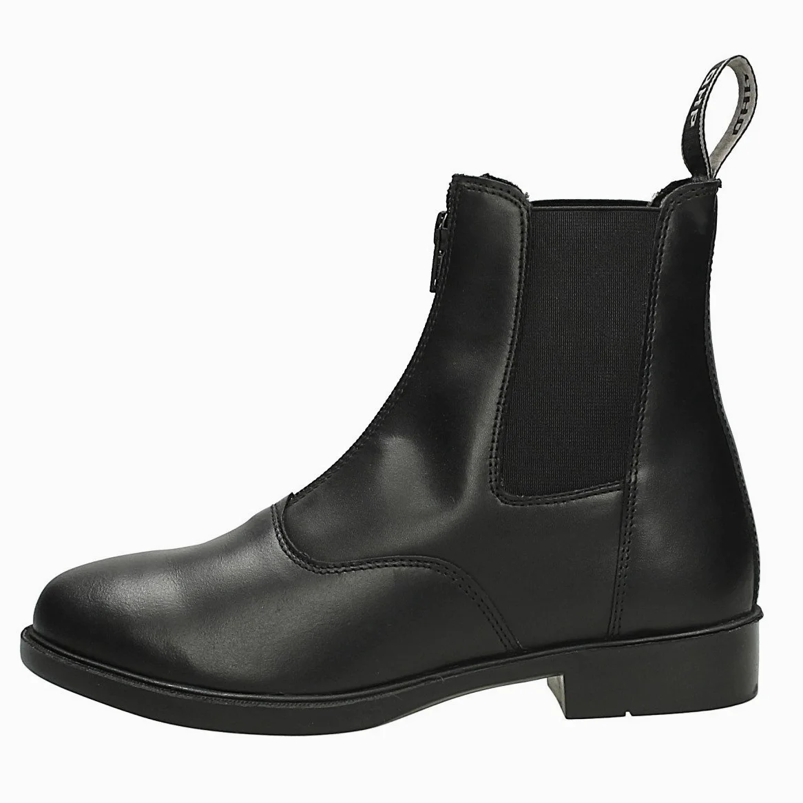 QHP Reitstiefeletten Stiefeletten Jodhpur Manilla Leder schwarz (41)