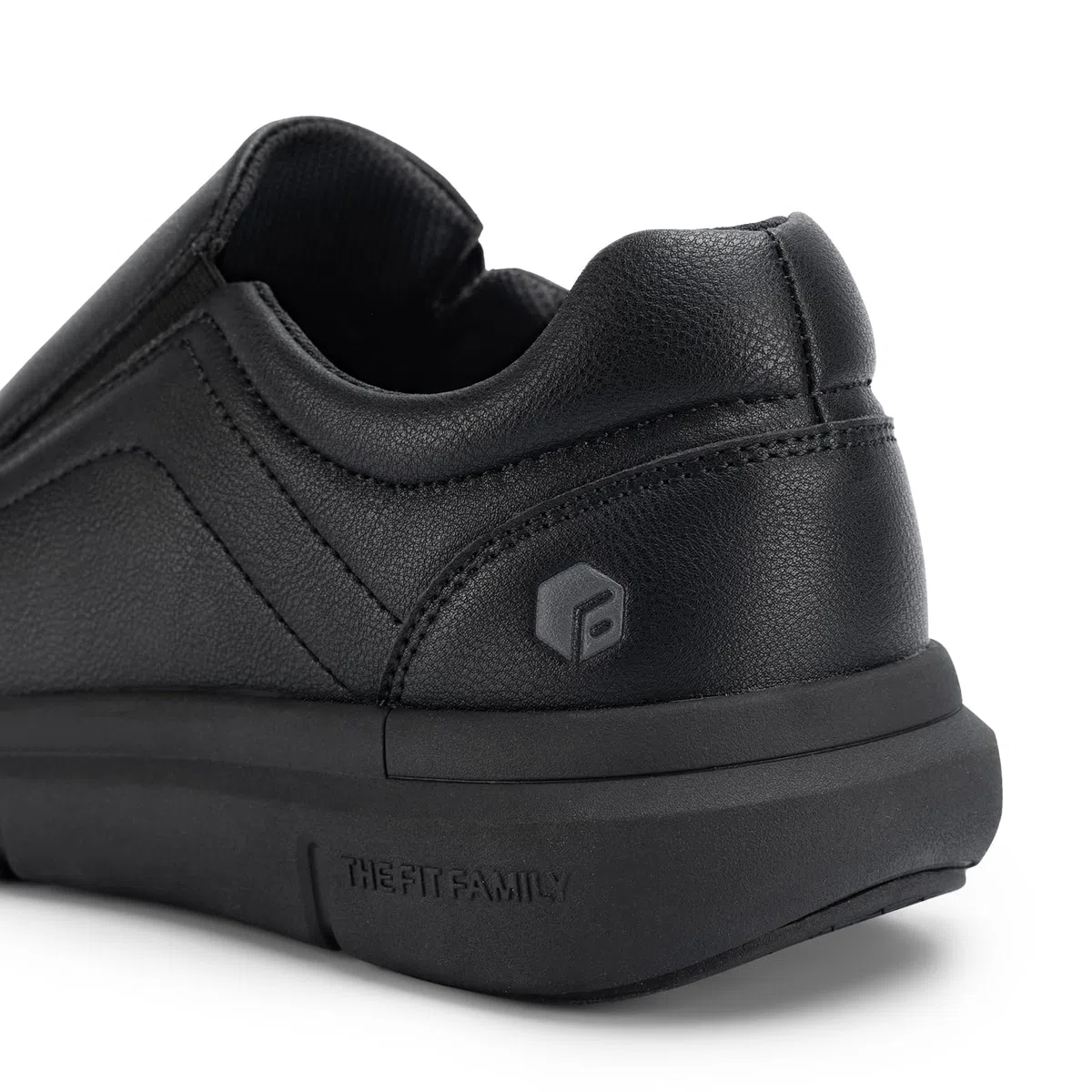 FitVille Schuhe Herren Weit Slip on Sneakers Bequeme Mokassins Herren Leder Slipper Breit Turnschuhe Schwarz Gr.42-49