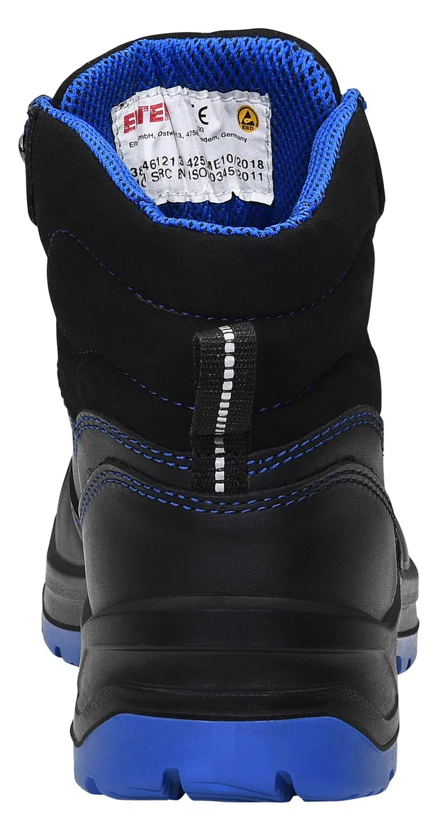 ELTEN LENA black-blue Mid ESD S3 | Sicherheitsschuhe für Damen & Herren, Stahlkappe, leicht, atmungsaktiv, Gr. 36