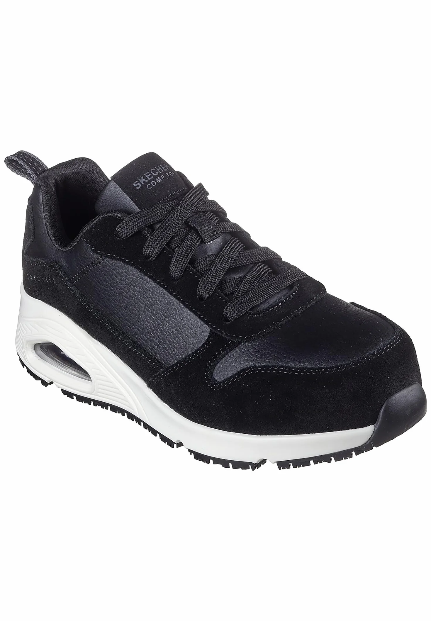Skechers Damen Arbeitsschuhe S3 - UNO SR Elainy - Schwarz/Weiß