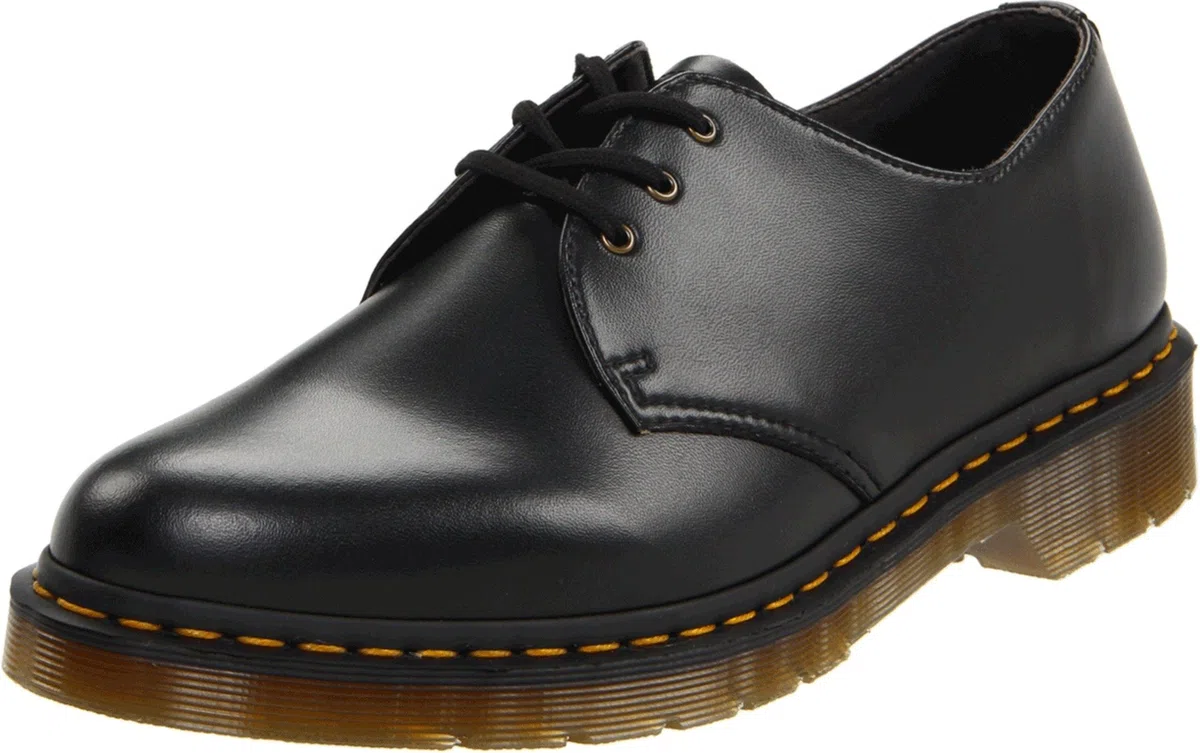 Dr. Martens 1461 Vegan Black 14046001 Unisex-Erwachsene Schnürhalbschuhe