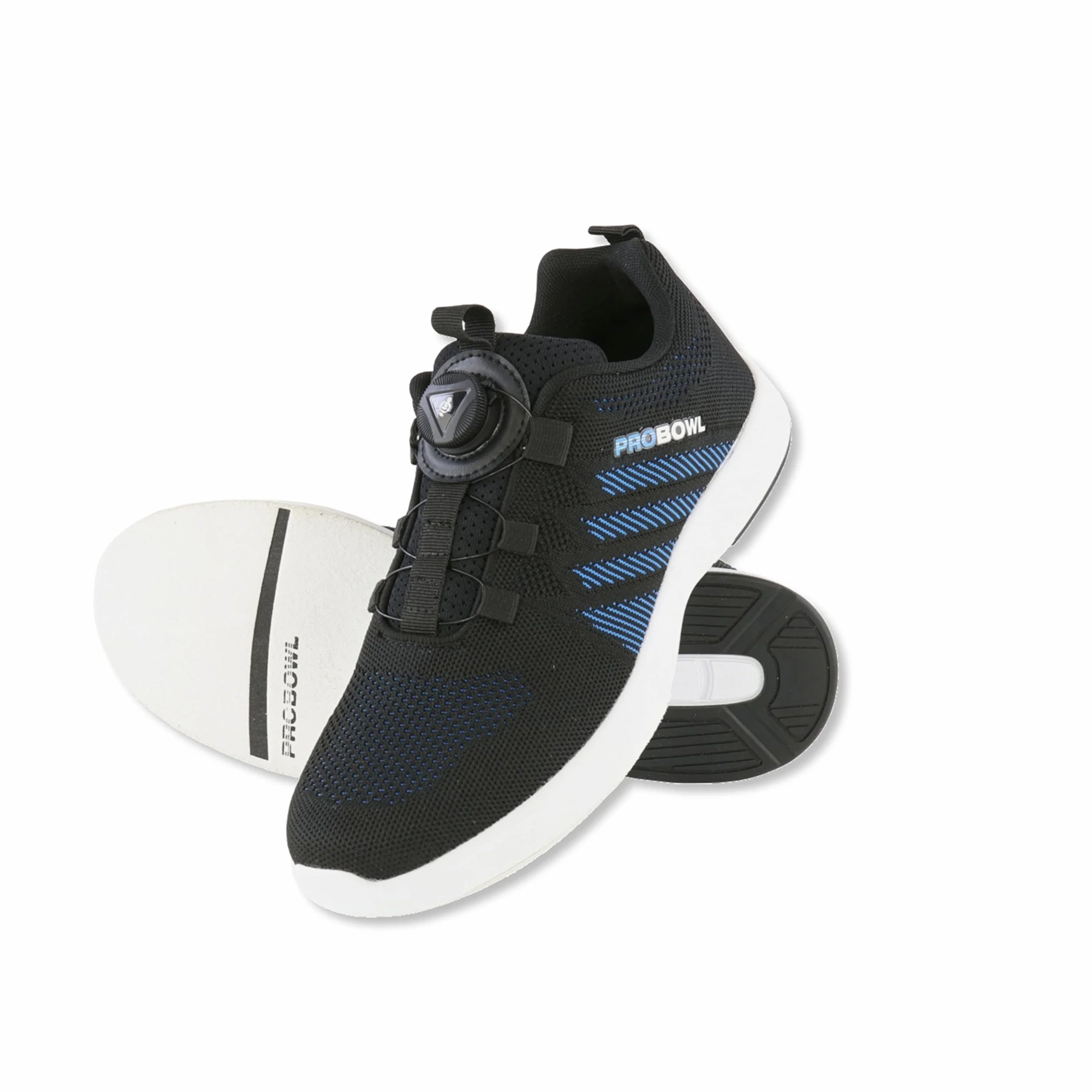 Bowling-Schuhe Herren Erwachsene - Pro Bowl Supro – Gleitsohlen – Hobby Freizeitspieler - Größe: 42