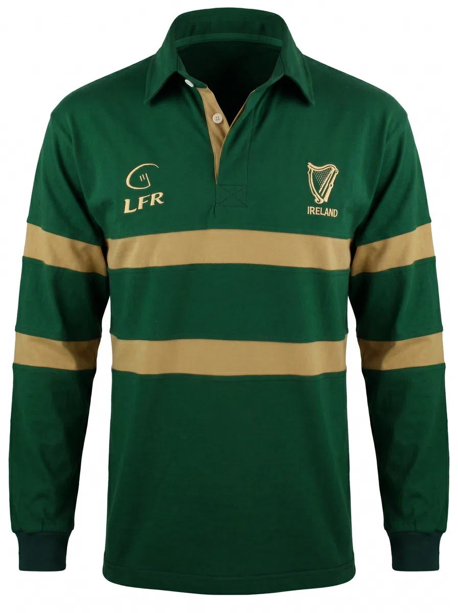Irish Harp Rugby-Shirt für Herren
