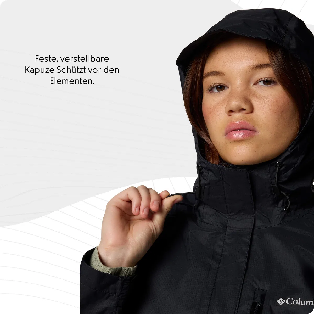 Columbia Pouring Adventure III Jacket, Wasserdichte Regenjacke für Damen