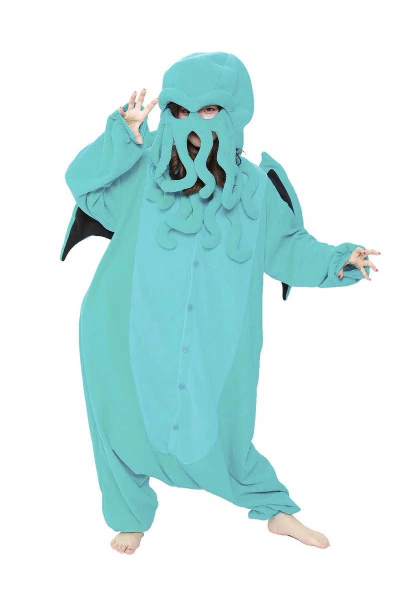 SAZAC Cthulhu Kigurumi - Onesie Jumpsuit Halloween Costume