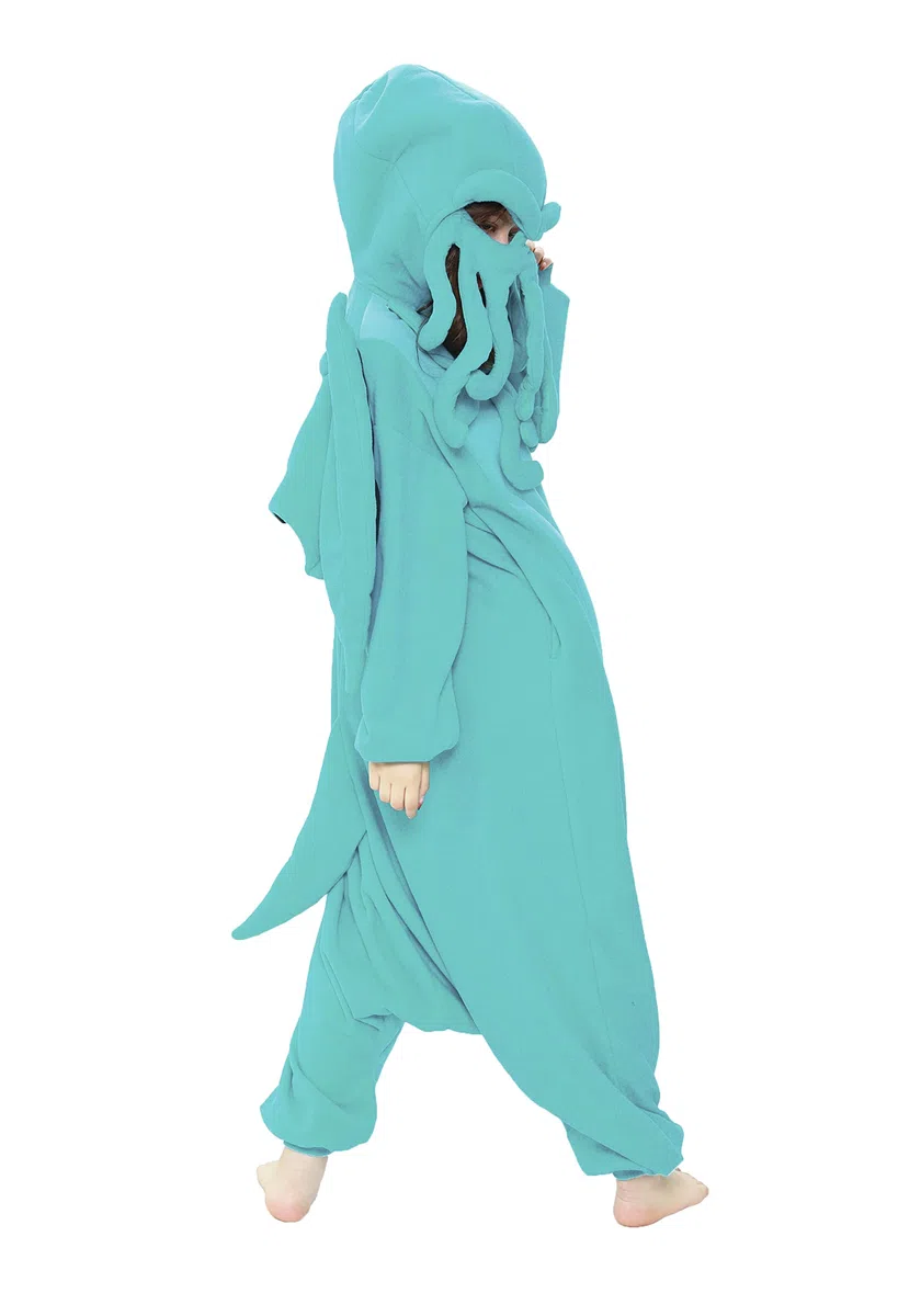 SAZAC Cthulhu Kigurumi - Onesie Jumpsuit Halloween Costume