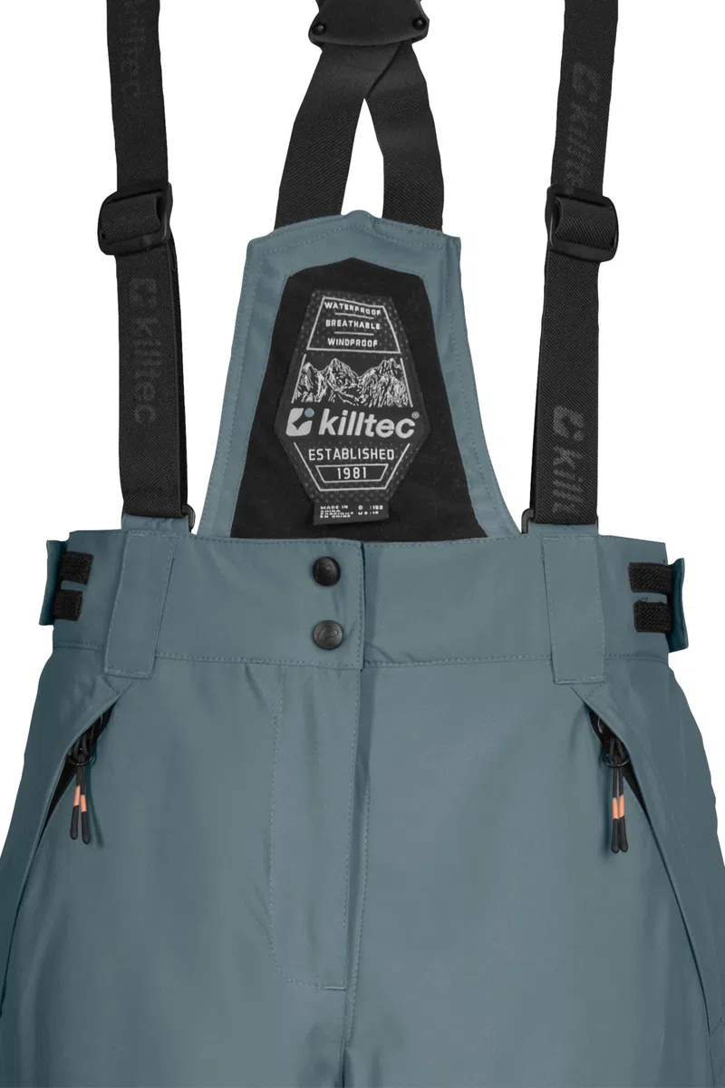 Killtec Jungen Skihose/Funktionshose mit abzippbarem Latz, Schneefang und Kantenschutz Ksw 204 Bys Ski Pnts