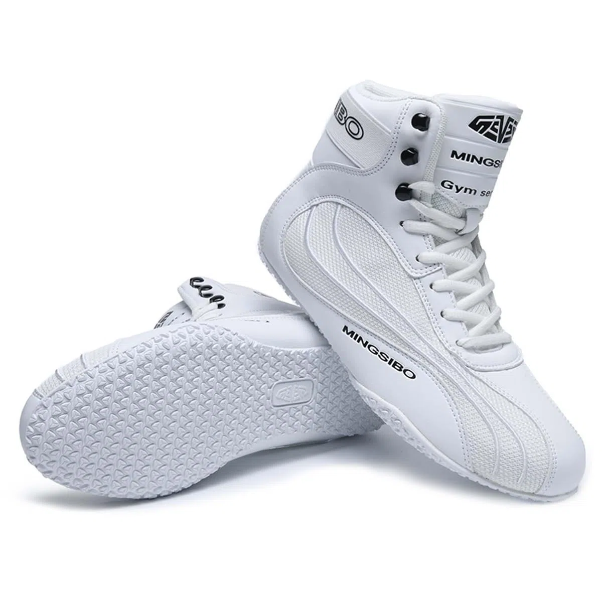 High Top Boxing Wrestling Schuhe für Damen Boxer Comfort Lace Up Atmungsaktive Fitness Kampftrainer