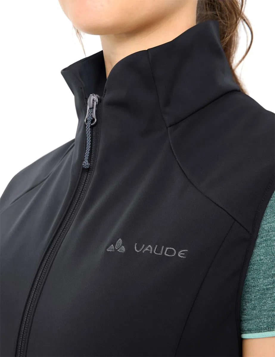 VAUDE Praktische Softshellweste für den Sommer, angenehm weiches und dehnbares Material, Winddicht, wasserabweisend und atmungsaktiv